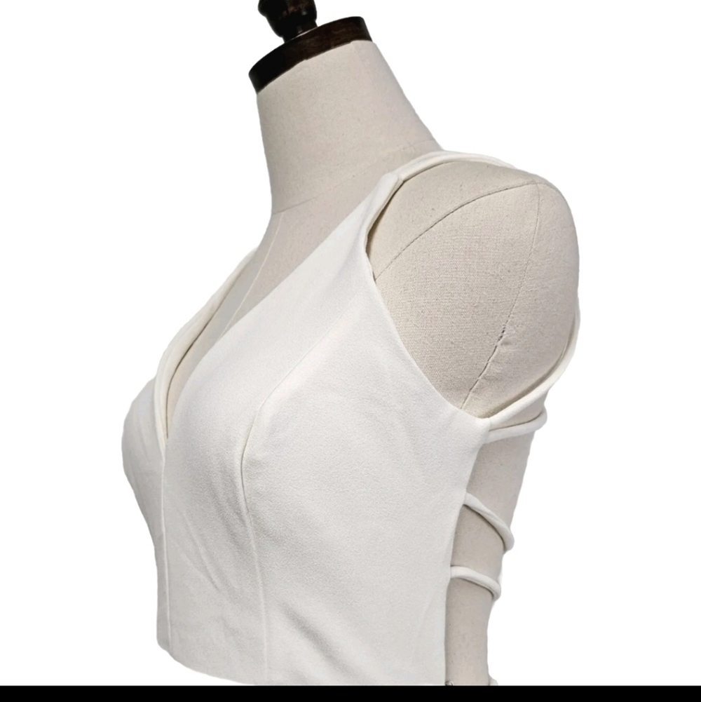 Lulus Made With Love White Sexy Elegant Strappy Back Large Mermaid Maxi Dress - Picture 6 of 12